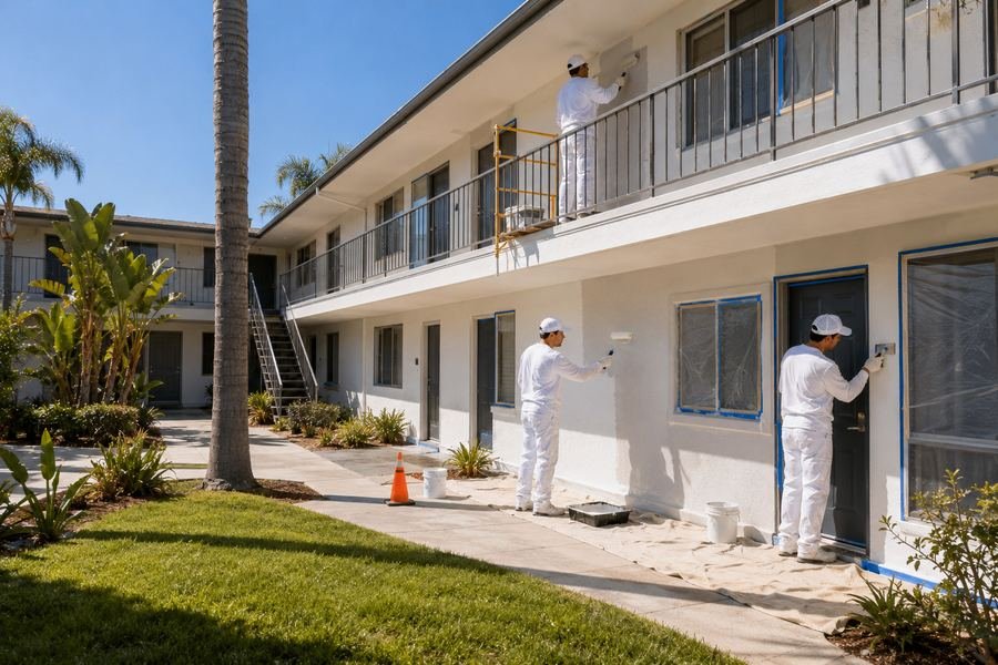 Painting contractor working in Alhambra, CA