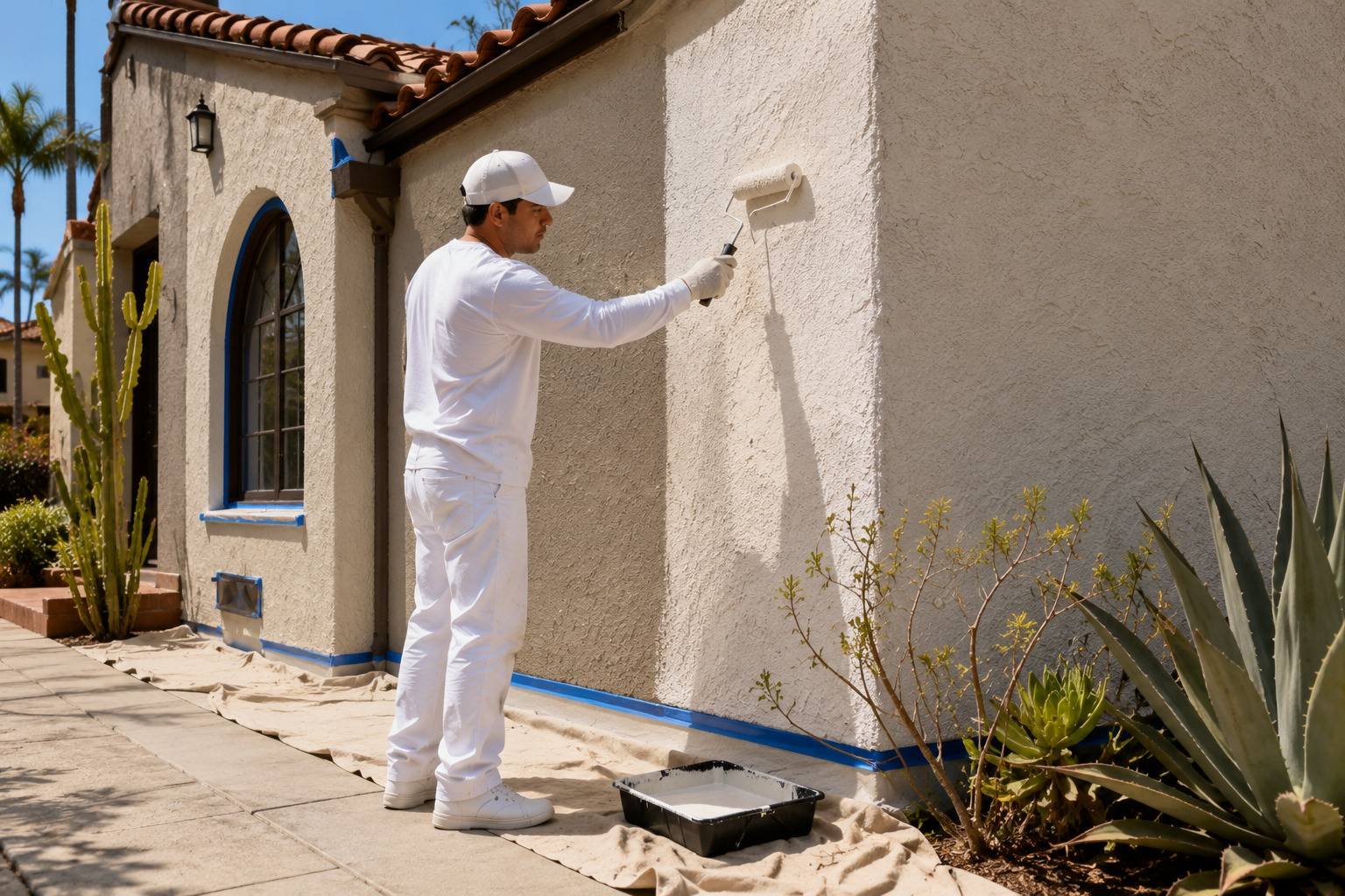 Stucco Painting in Pasadena, CA
